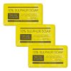 10% Sulphur Soap Bar Trio Value Pack Bundle