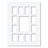 13 Window (2 x 3 & 4 x 6in) Collage Photo Mat Board