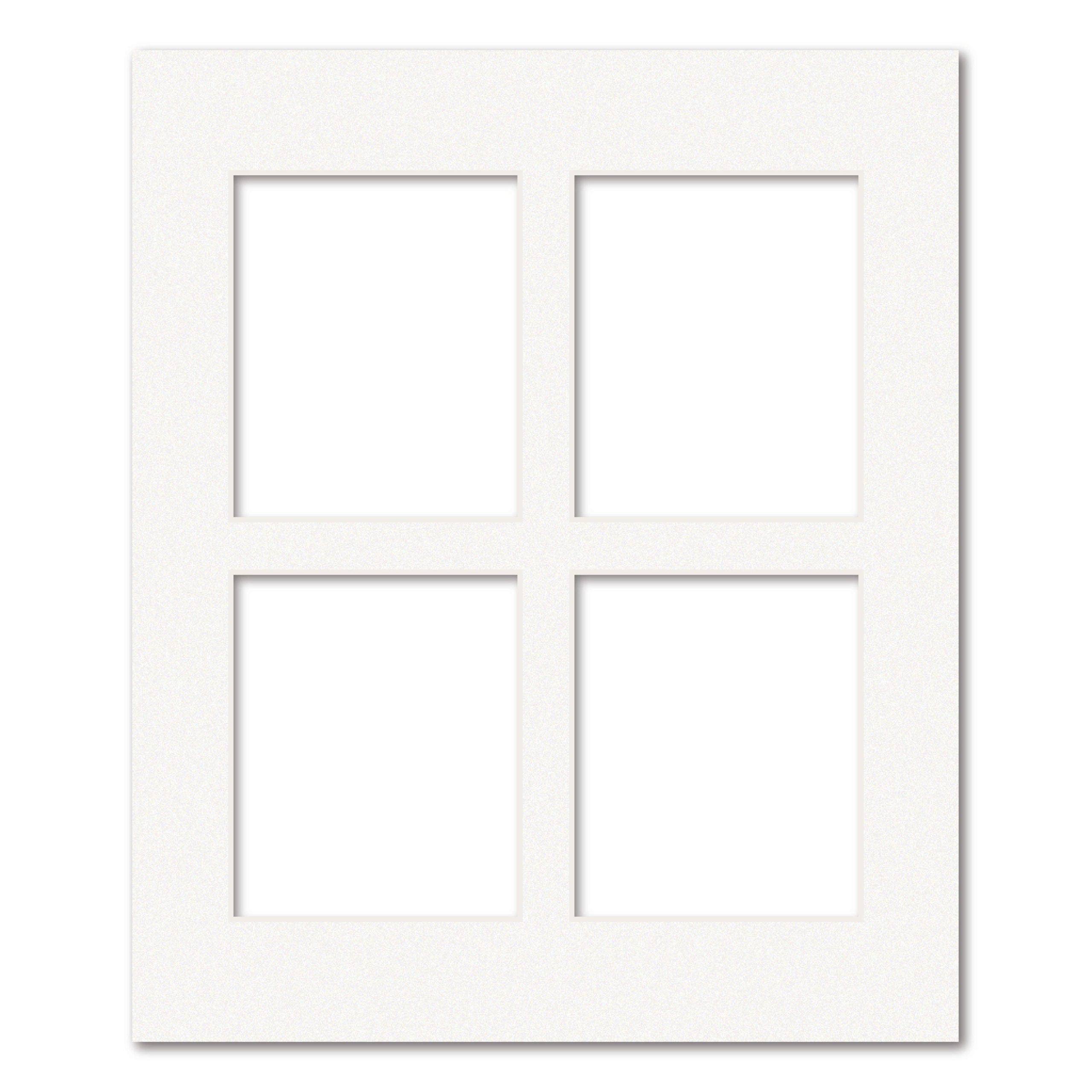 4 Window Polaroid Collage Photo Mat Board - Image 2