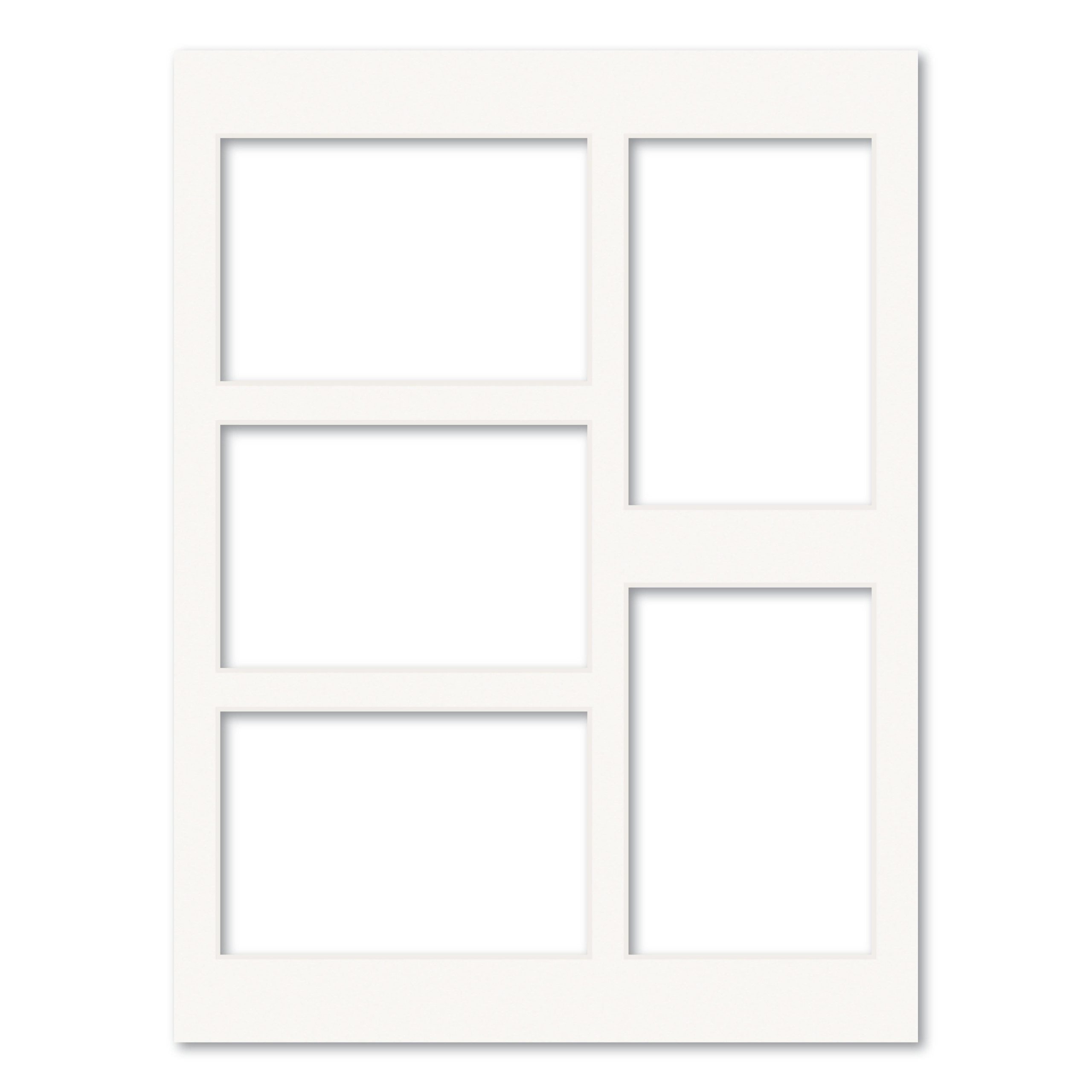 5 Window (4 x 6in) Collage Photo Mat Board - Image 2