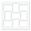 9 Window (4 x 6in) Square Collage Photo Mat Board