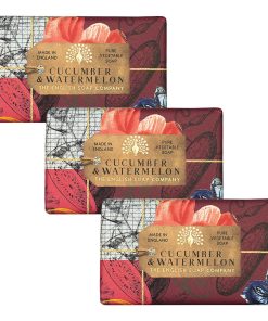 Anniversary Cucumber & Watermelon Soap Bar Bundle Pack (3 x 190g) – The English Soap Company