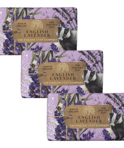 Anniversary English Lavender Soap Bar Bundle Pack (3 x 190g) – The English Soap Company