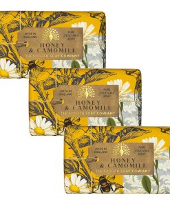 Anniversary Honey & Camomile Soap Bar Bundle Pack (3 x 190g) – The English Soap Company