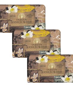 Anniversary Indian Sandalwood Soap Bar Bundle Pack (3 x 190g) – The English Soap Company