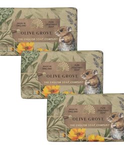 Anniversary Olive Oil Soap Bar Bundle Pack (3 x 190g) – The English Soap Company