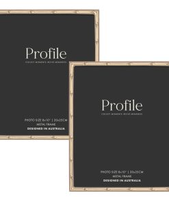 Bamboo Rose Gold Metal Frame Value Pack 8x10 (2 pack bundle)