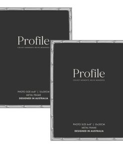 Bamboo Silver Metal Frame Value Pack 6x8 (2 pack bundle)