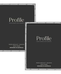 Bamboo Silver Metal Frame Value Pack 8x10 (2 pack bundle)