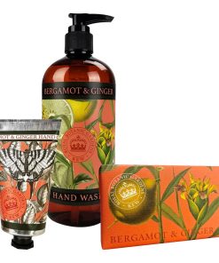 Bergamot & Ginger Hand Cream, Soap & Wash Bundle - Royal Kew Gardens