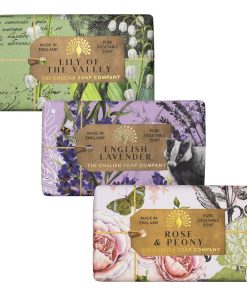 Country Garden Trio Soap Bar Value Pack Bundle - The English Soap Company