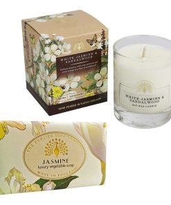 English Soap Company - Jasmine Soap Bar & Candle Bundle