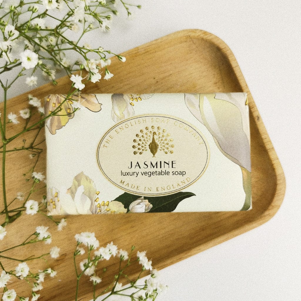 English Soap Company - Jasmine Soap Bar & Candle Bundle - Image 2