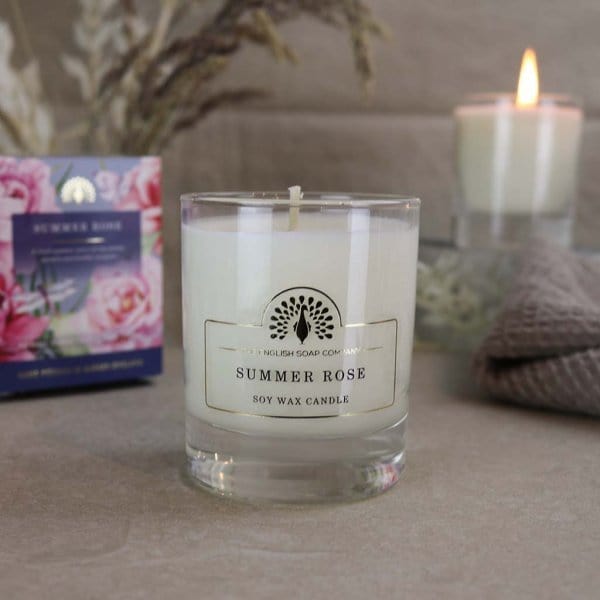 English Soap Company - Rose Soap Bar & Candle Bundle - Image 4