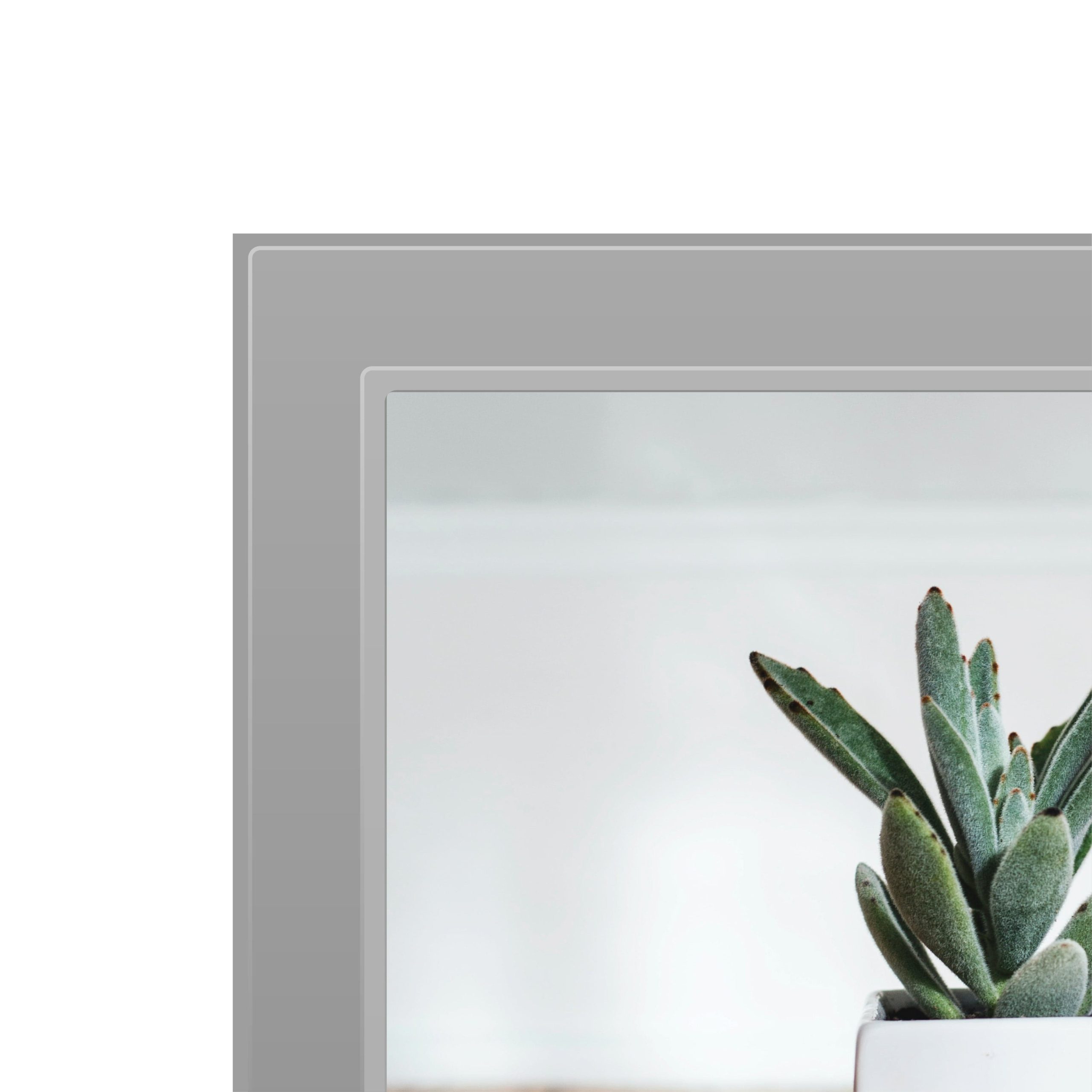 Eternal Hinged Triple Silver Hinged Metal Photo Frame - Image 4