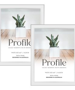 Eternal White Metal Frame Value Pack 6x8 (2 pack bundle)