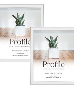 Eternal White Metal Frame Value Pack 8x10 (2 pack bundle)