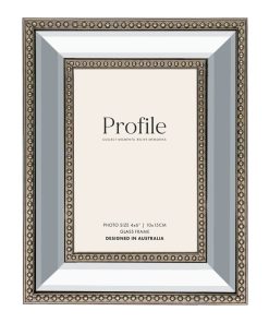 Etoile Champagne Beaded Mirror Photo Frame