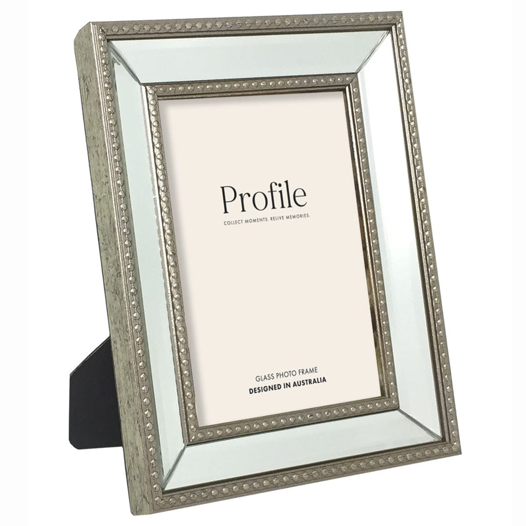 Etoile Champagne Beaded Mirror Photo Frame - Image 2