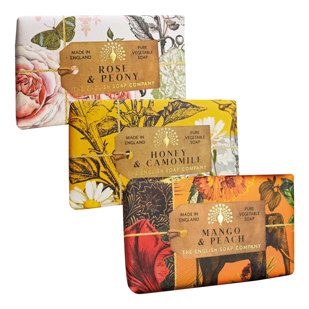 Favourites Trio Soap Bar Value Pack Bundle - The English Soap Company