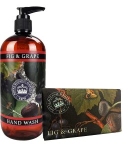 Fig & Grape Hand Wash & Soap Bar Bundle - Royal Kew Gardens