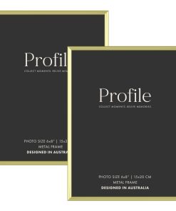 Habitat Gold Metal Frame Value Pack 6x8 (2 pack bundle)