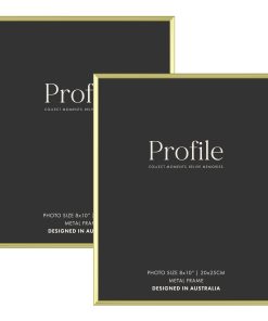 Habitat Gold Metal Frame Value Pack 8x10 (2 pack bundle)