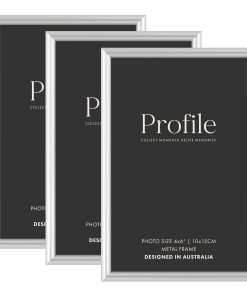 Habitat Silver Metal Frame Value Pack 4x6 (3 pack bundle)