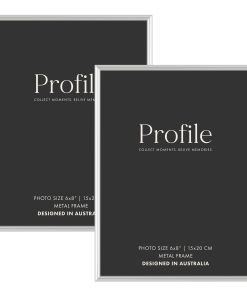 Habitat Silver Metal Frame Value Pack 6x8 (2 pack bundle)