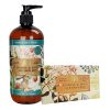 Jasmine & Strawberry Body Wash & Soap Bar Bundle - The English Soap Company
