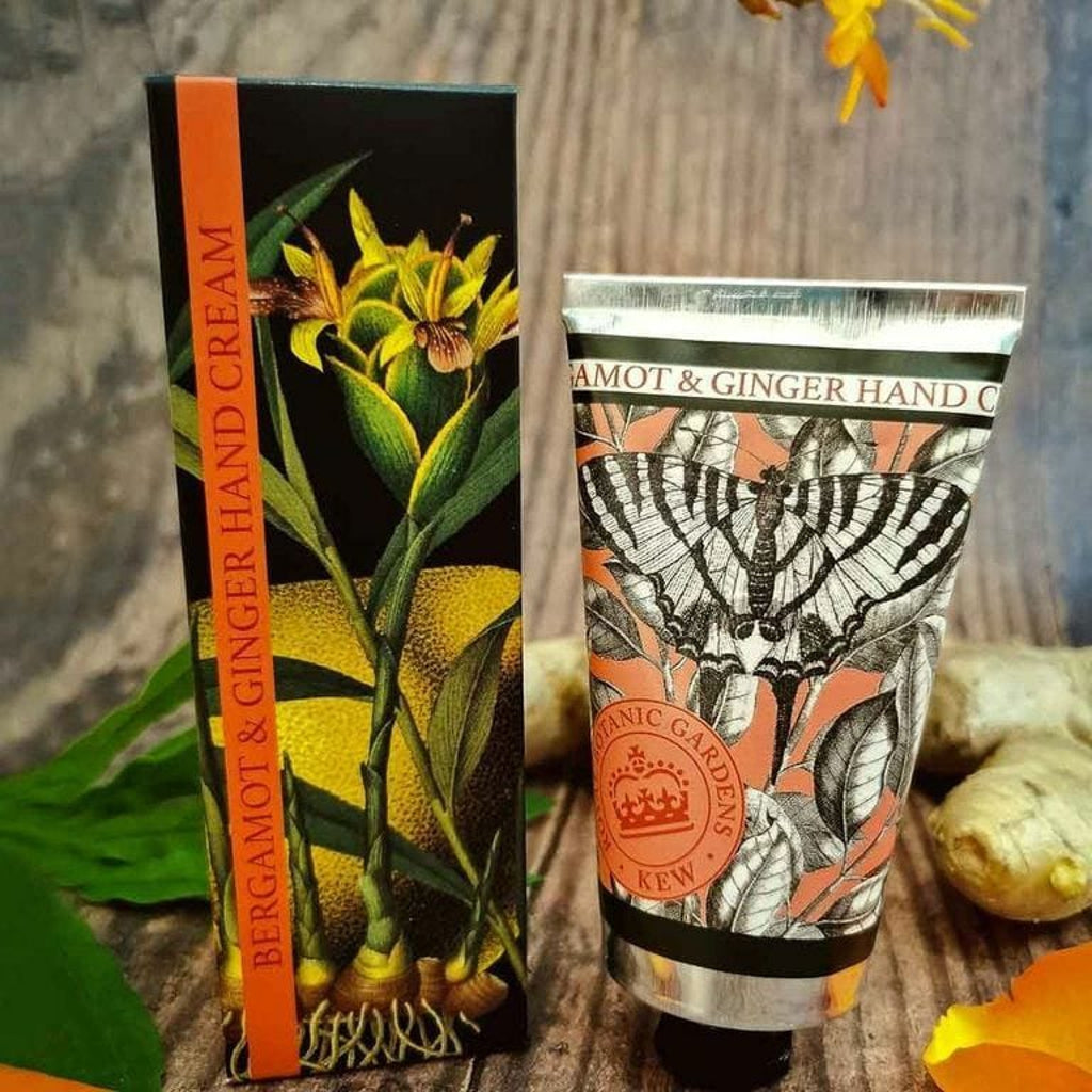 Kew Gardens Bergamot & Ginger Hand Cream 75ml - Image 2
