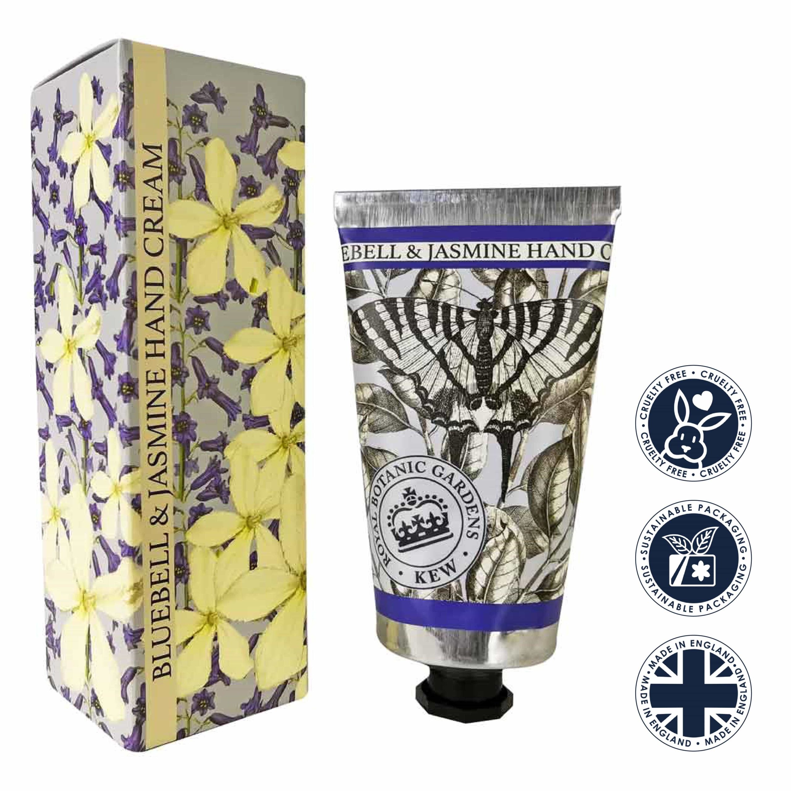 Kew Gardens Bluebell & Jasmine Hand Cream 75ml
