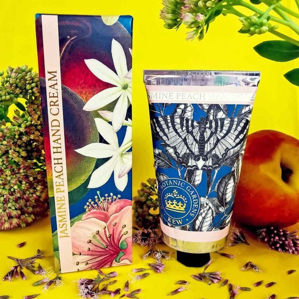 Kew Gardens Jasmine & Peach Hand Cream 75ml - Image 2