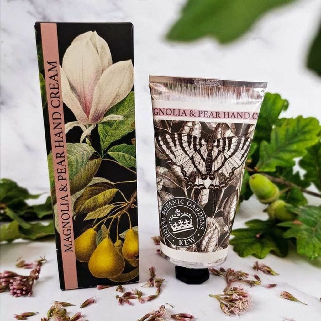 Kew Gardens Magnolia & Pear Hand Cream 75ml - Image 2