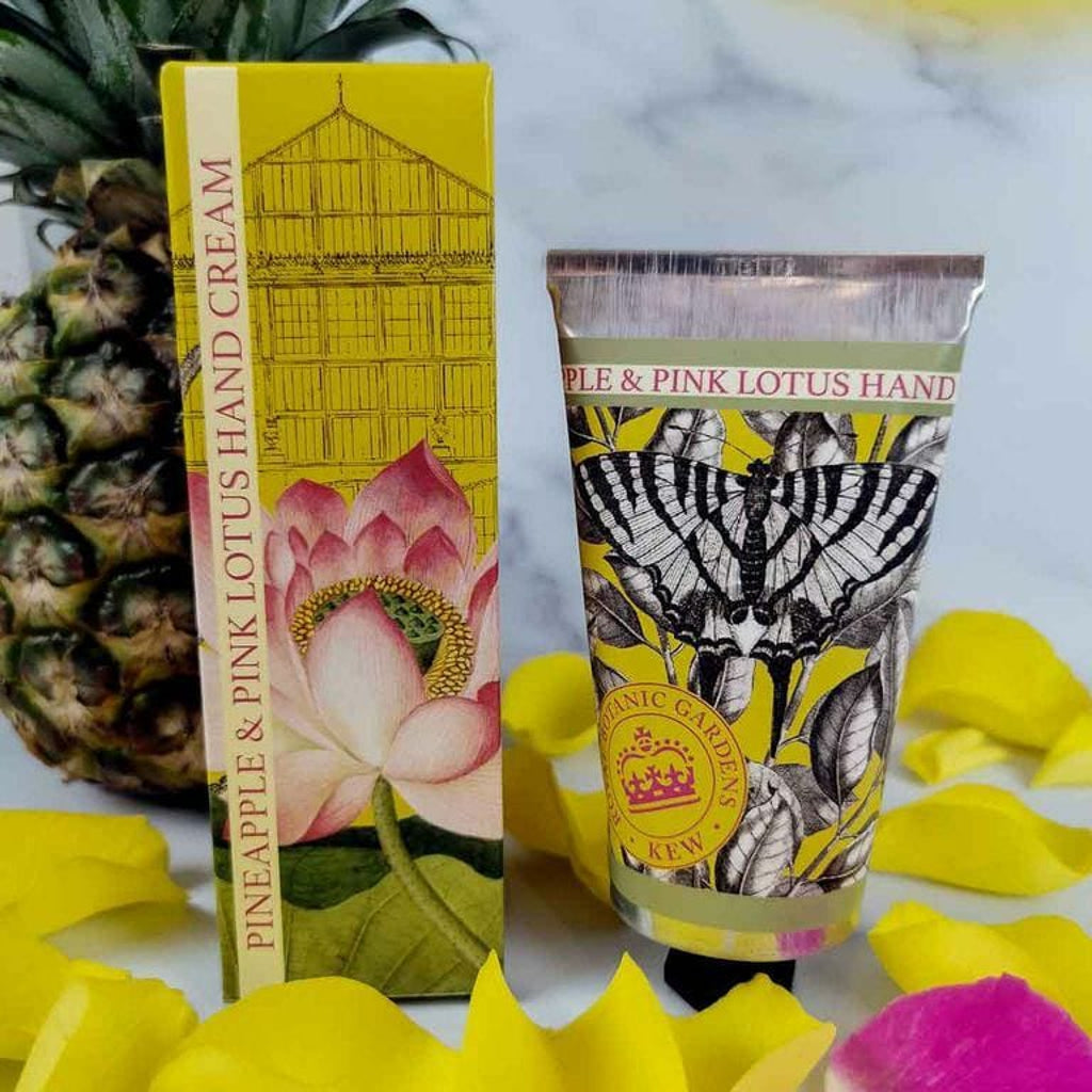 Kew Gardens Pineapple & Pink Lotus Hand Cream 75ml - Image 2
