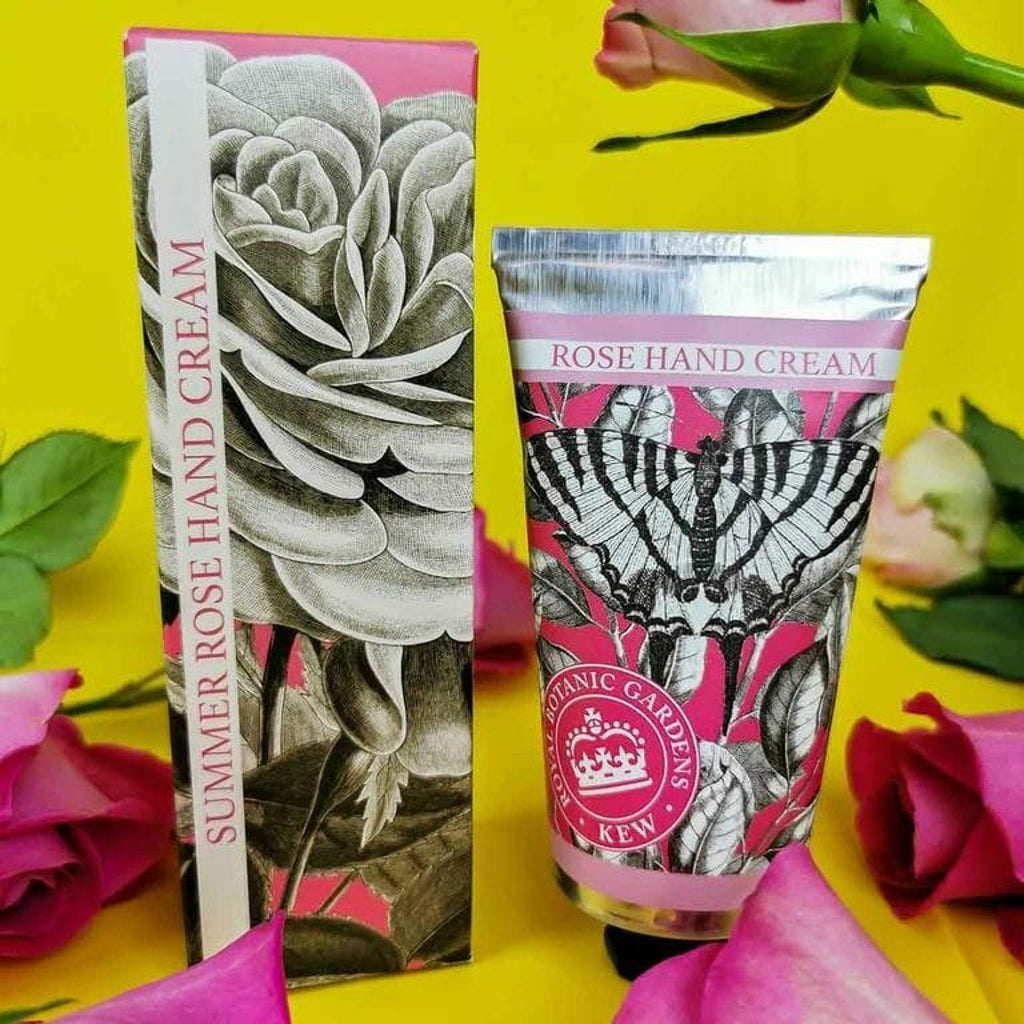 Kew Gardens Summer Rose Hand Cream 75ml - Image 2