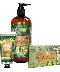 Lily of the Valley Hand Cream, Soap & Wash Bundle - The English Soap Company