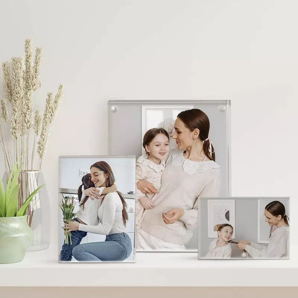 Newtown Acrylic Photo Display Block Set - Pack of 3 - Image 2
