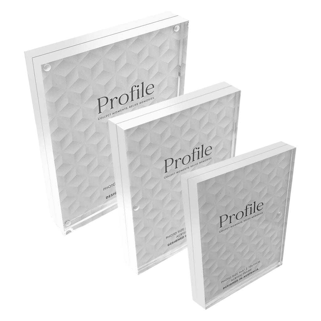 Newtown Acrylic Photo Display Block Set - Pack of 3