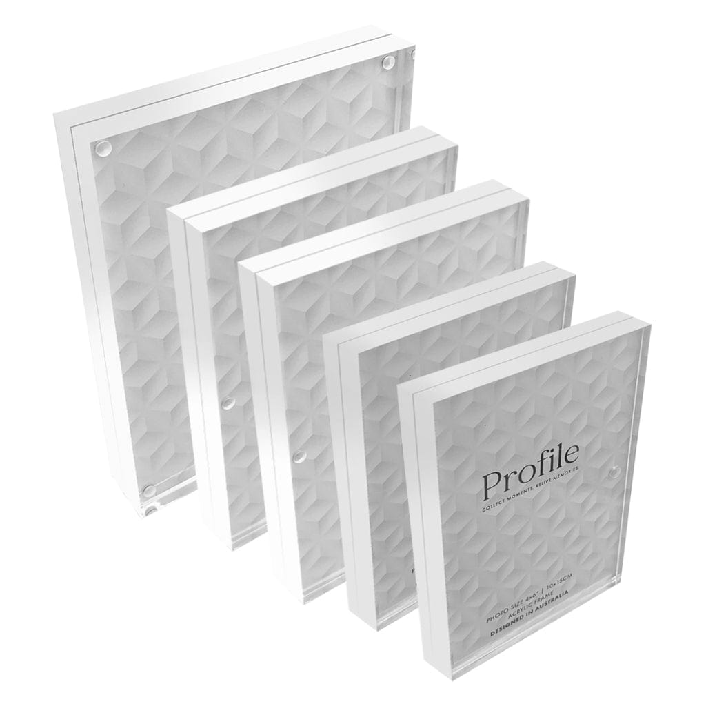 Newtown Acrylic Photo Display Block Set - Pack of 5