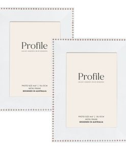 Noble White Metal Frame Value Pack 4x6 (2 pack bundle)