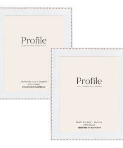 Noble White Metal Frame Value Pack 8x10 (2 pack bundle)
