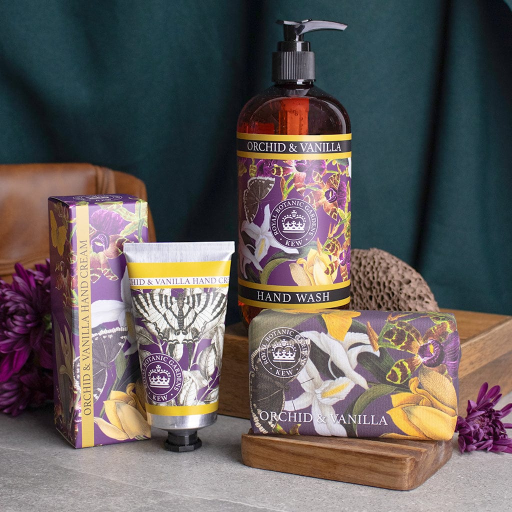 Orchid & Vanilla Hand Cream, Soap & Wash Bundle - Royal Kew Gardens - Image 2