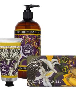 Orchid & Vanilla Hand Cream, Soap & Wash Bundle - Royal Kew Gardens