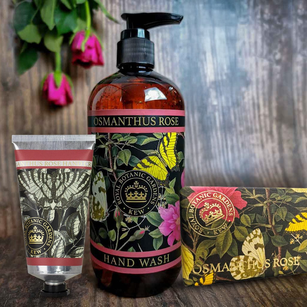 Osmanthus Rose Hand Cream, Soap & Wash Bundle - Royal Kew Gardens - Image 2