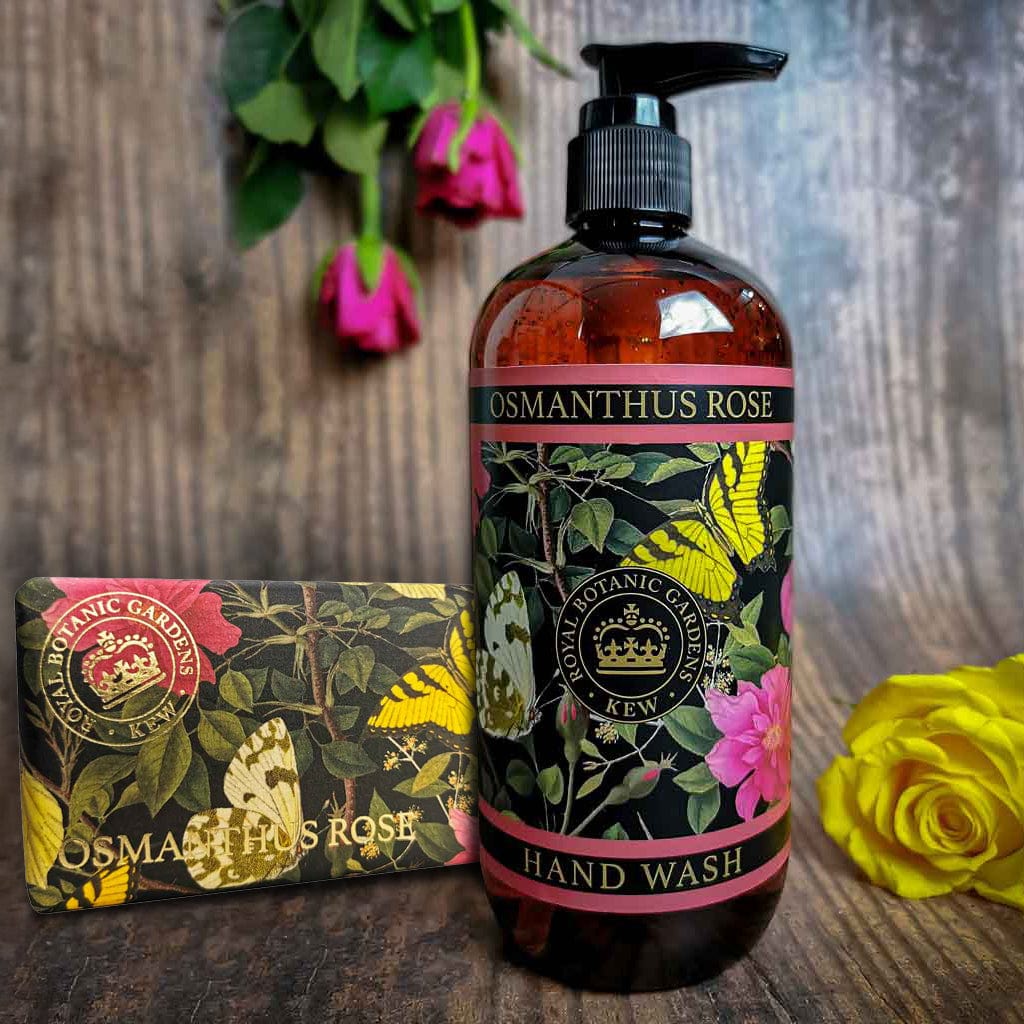 Osmanthus Rose Hand Wash & Soap Bar Bundle - Royal Kew Gardens - Image 2