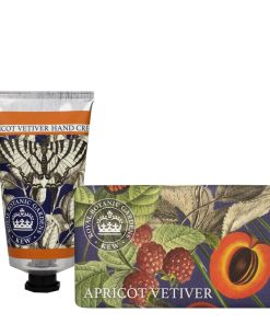 Apricot Vetiver Hand Cream & Soap Bundle - Royal Kew Gardens