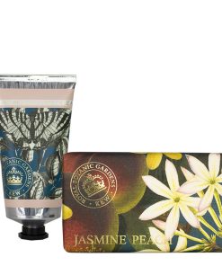 Jasmine & Peach Hand Cream & Soap Bundle - Royal Kew Gardens