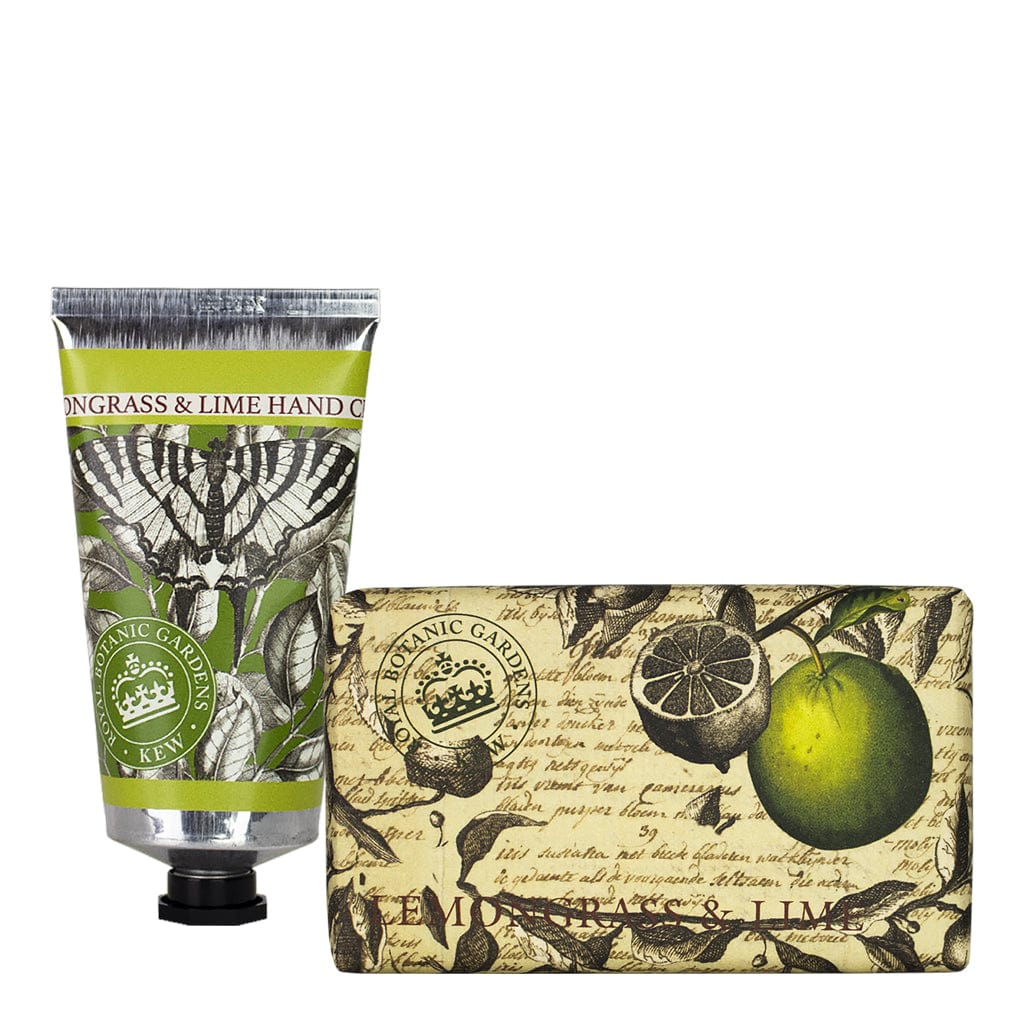 Lemongrass & Lime Hand Cream & Soap Bundle - Royal Kew Gardens