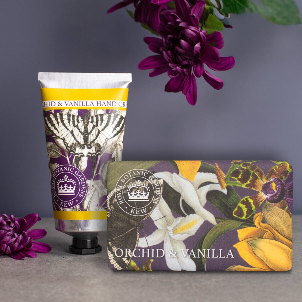 Orchid & Vanilla Hand Cream & Soap Bundle - Royal Kew Gardens - Image 2